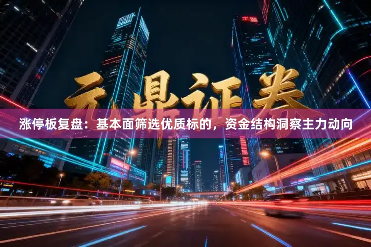 涨停板复盘：基本面筛选优质标的，资金结构洞察主力动向