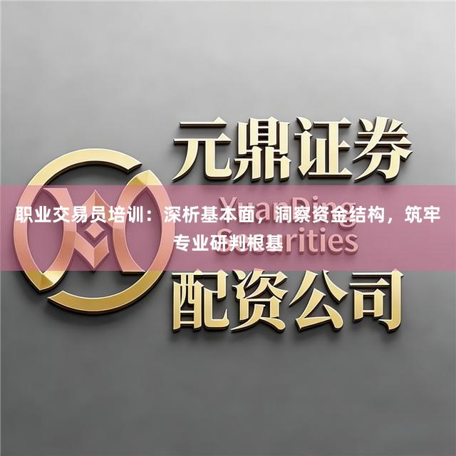 职业交易员培训：深析基本面，洞察资金结构，筑牢专业研判根基