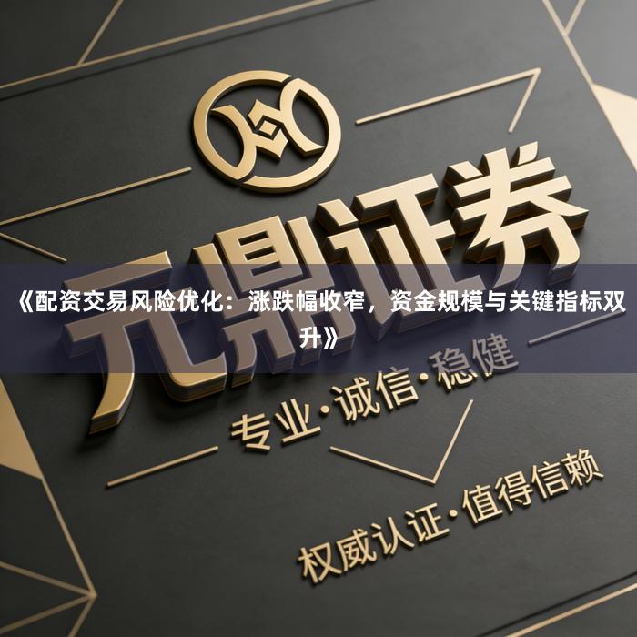 《配资交易风险优化：涨跌幅收窄，资金规模与关键指标双升》