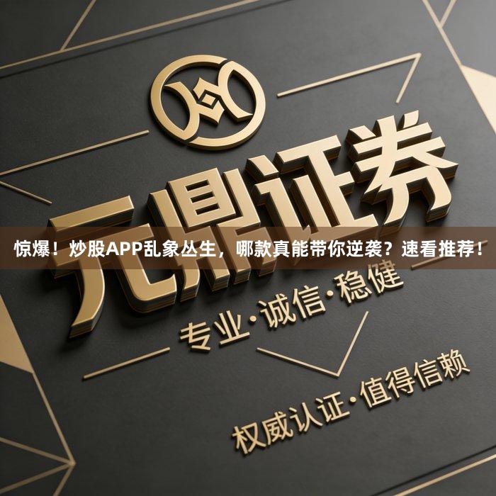 惊爆！炒股APP乱象丛生，哪款真能带你逆袭？速看推荐！