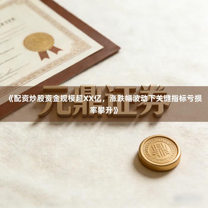 《配资炒股资金规模超XX亿，涨跌幅波动下关键指标亏损率攀升》