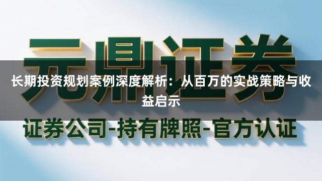 长期投资规划案例深度解析：从百万的实战策略与收益启示