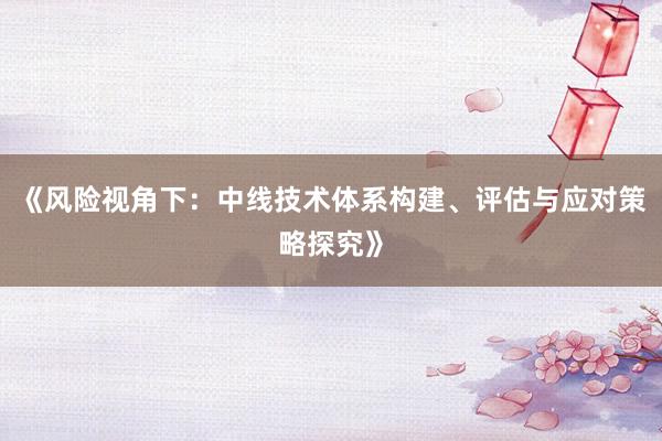 《风险视角下：中线技术体系构建、评估与应对策略探究》