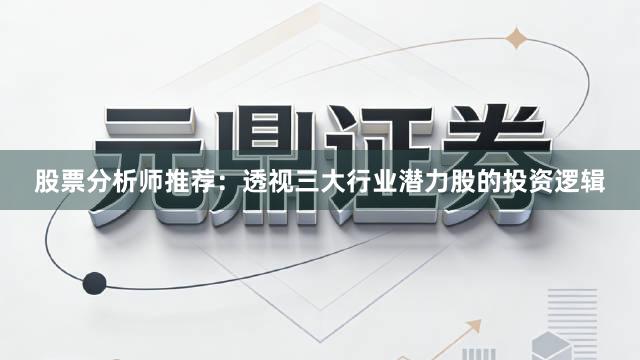 股票分析师推荐：透视三大行业潜力股的投资逻辑